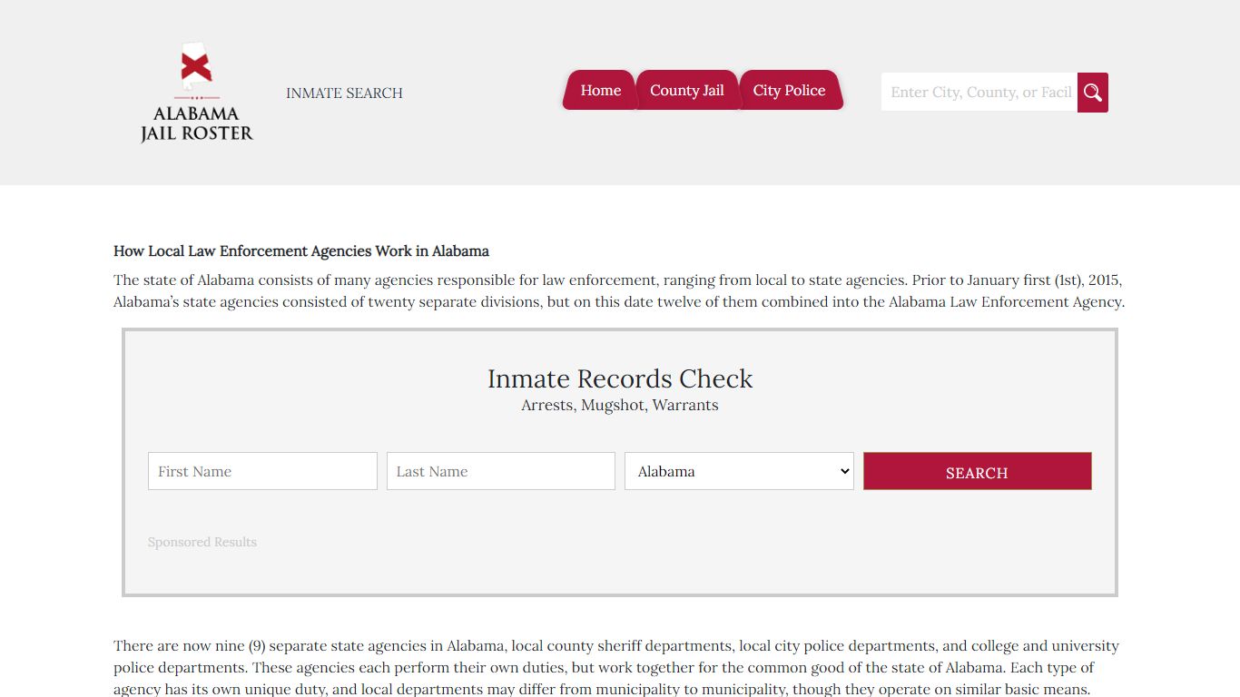 Mobile County | Alabama Jail Inmate Search
